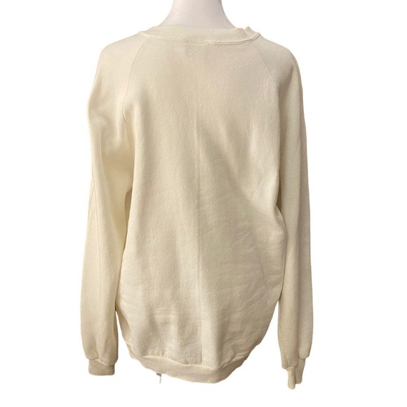 Vintage 80s Ken Done Australia Pullover Sweatshirt Long Sleeve White Medium - Picture 4 of 11